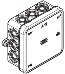Sıvaüstü Buat Klemenssiz ,Gri A 11; (85x85x40) - 2000342