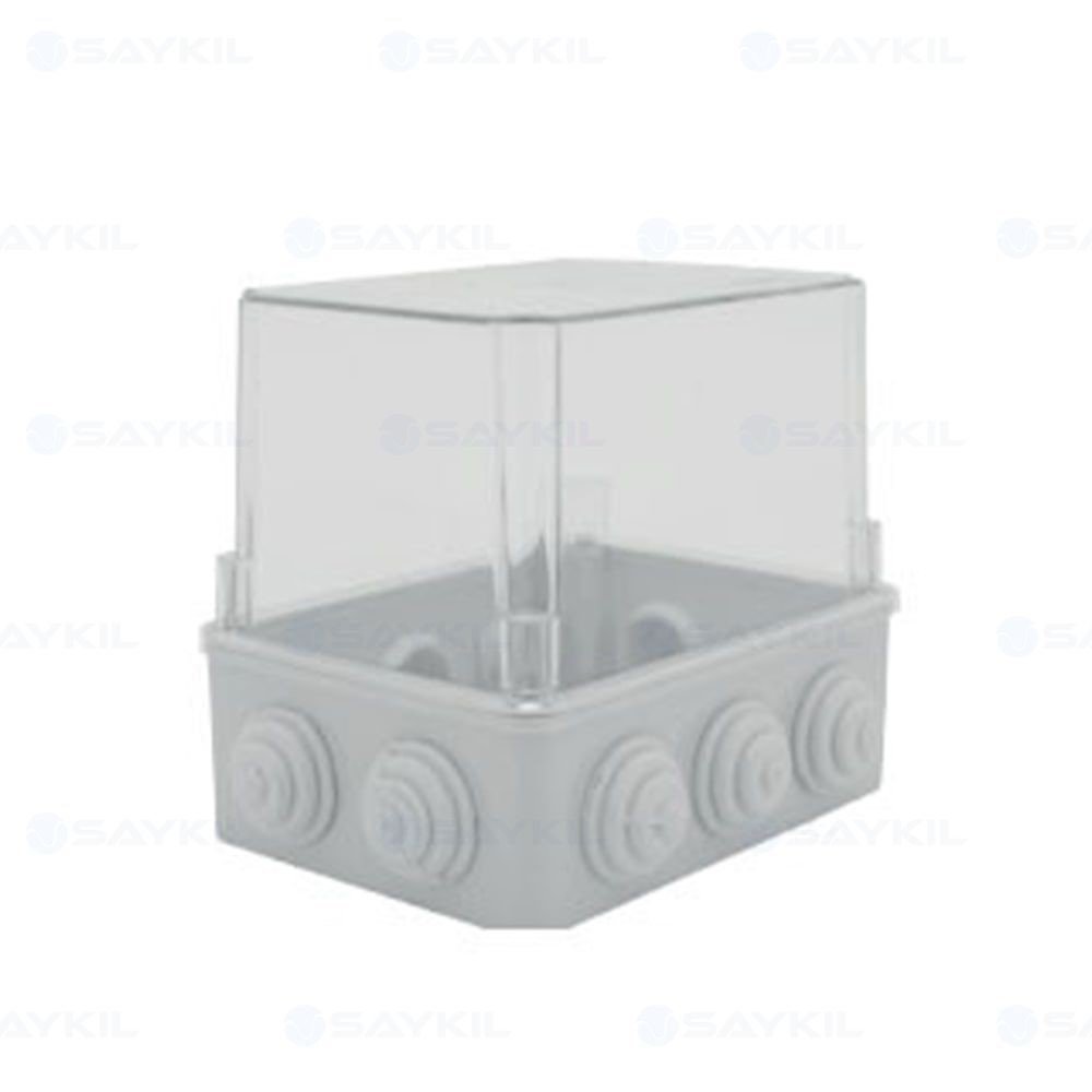 Çetinkaya - 310x230x180 Tıpalı Sıva Üstü Şeffaf Buat - CP 1464