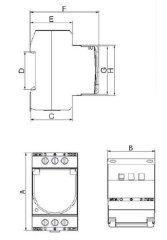 RAYA MONTAJ PANO PRİZİ,ÇİFT GİRİŞLİ LEDSİZ, TOPRAKLI (KAPAKLI)