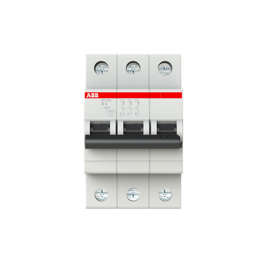 SH203-C Eğrisi 6kA - 3 kutuplu 50A Otomat Sigorta