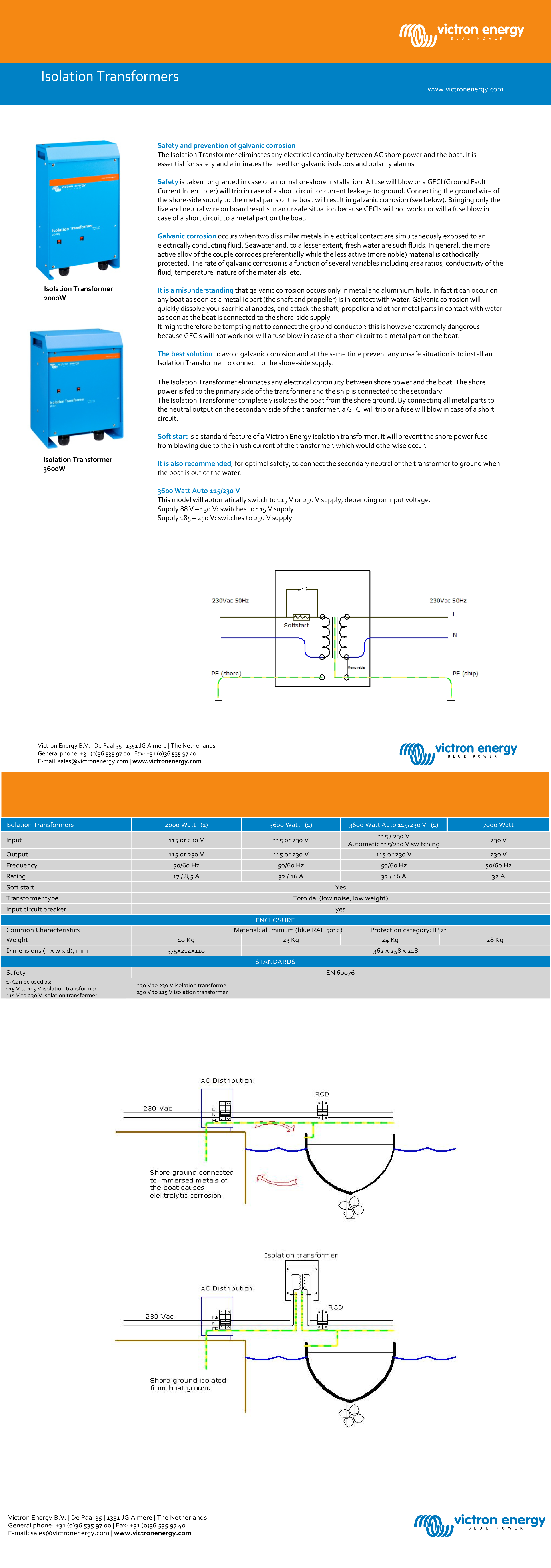 Victron Isolation transformer 7000W 230V