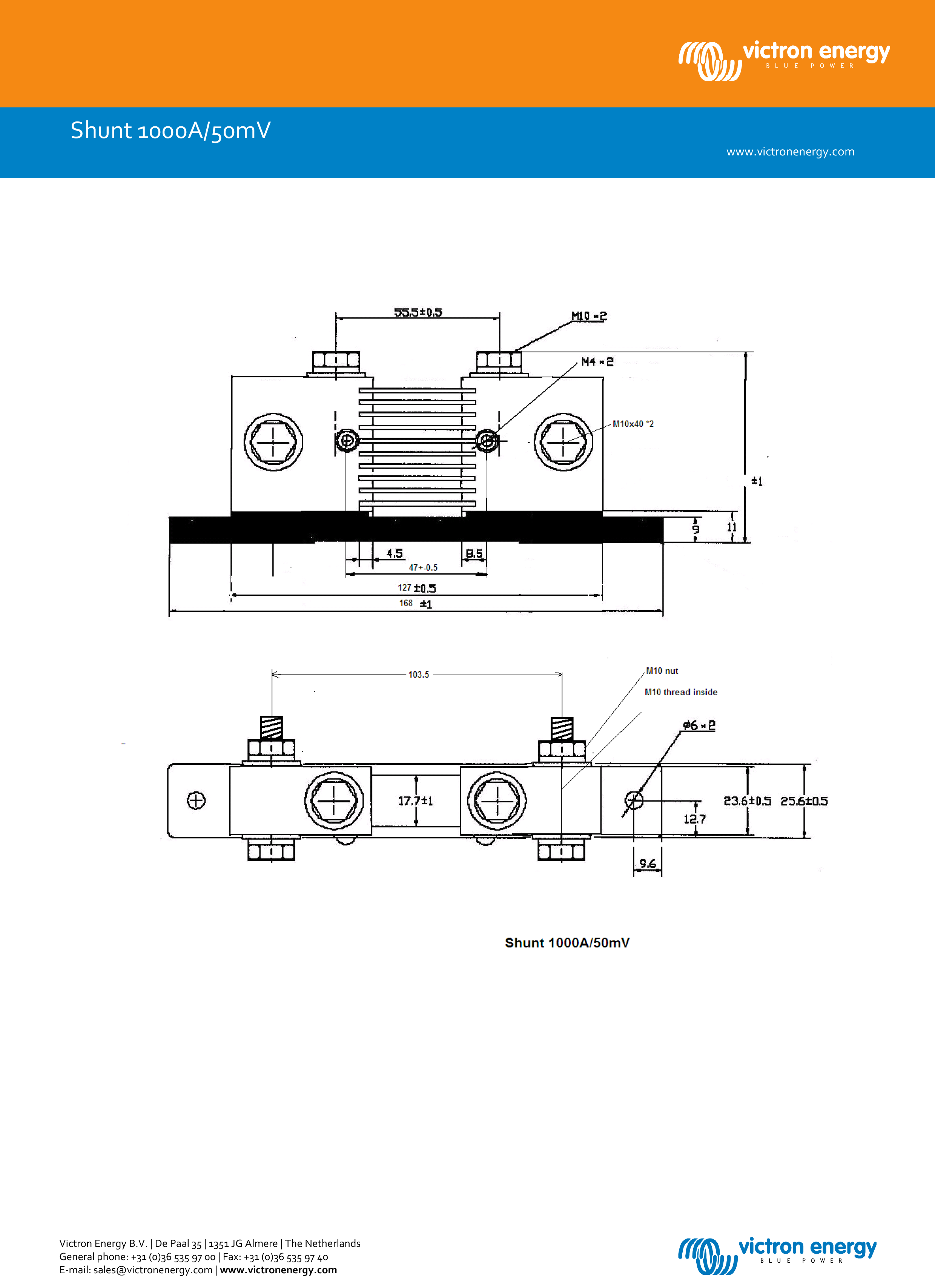 Shunt 1000A/50mV