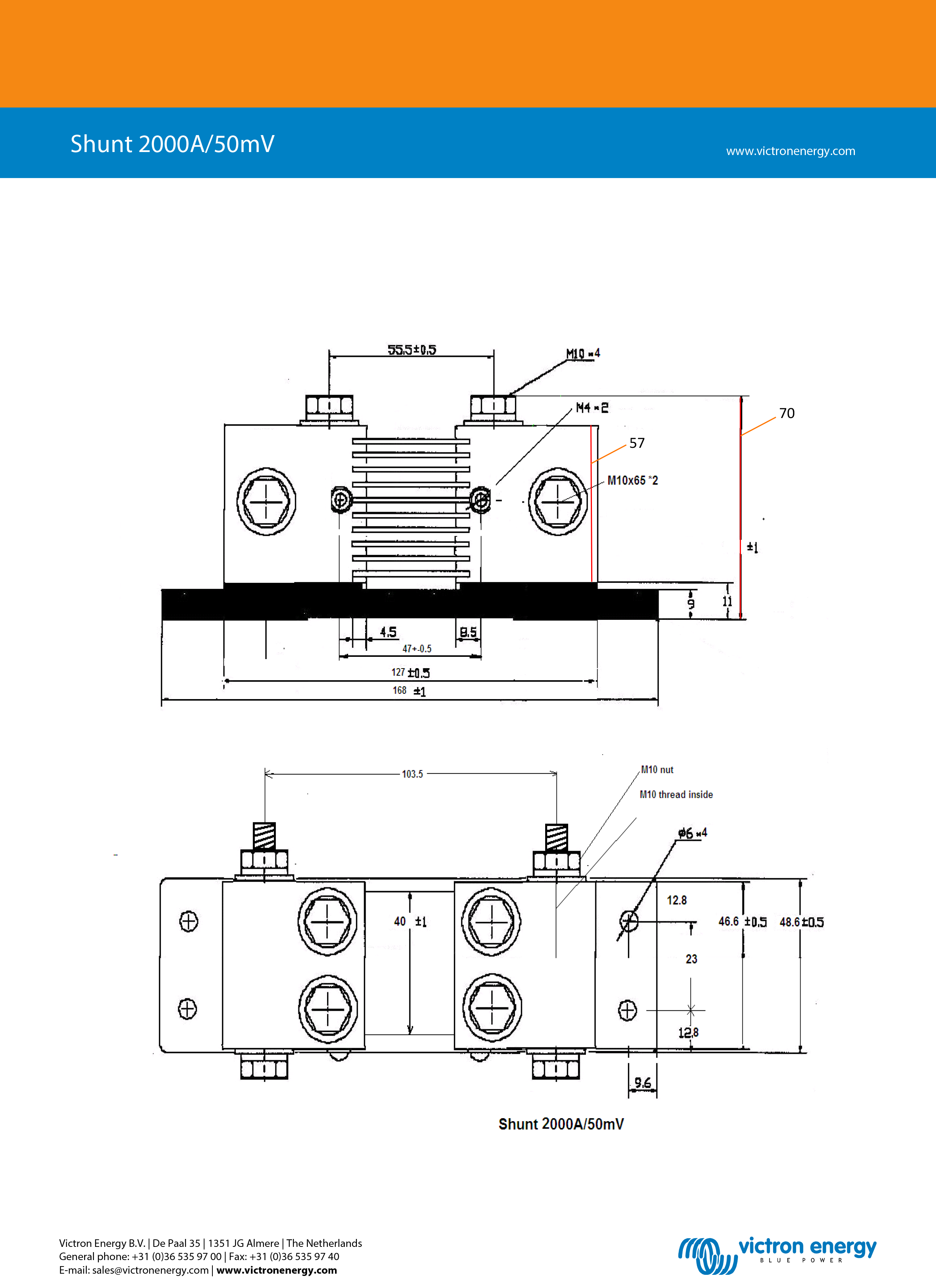 Shunt 2000A/50mV