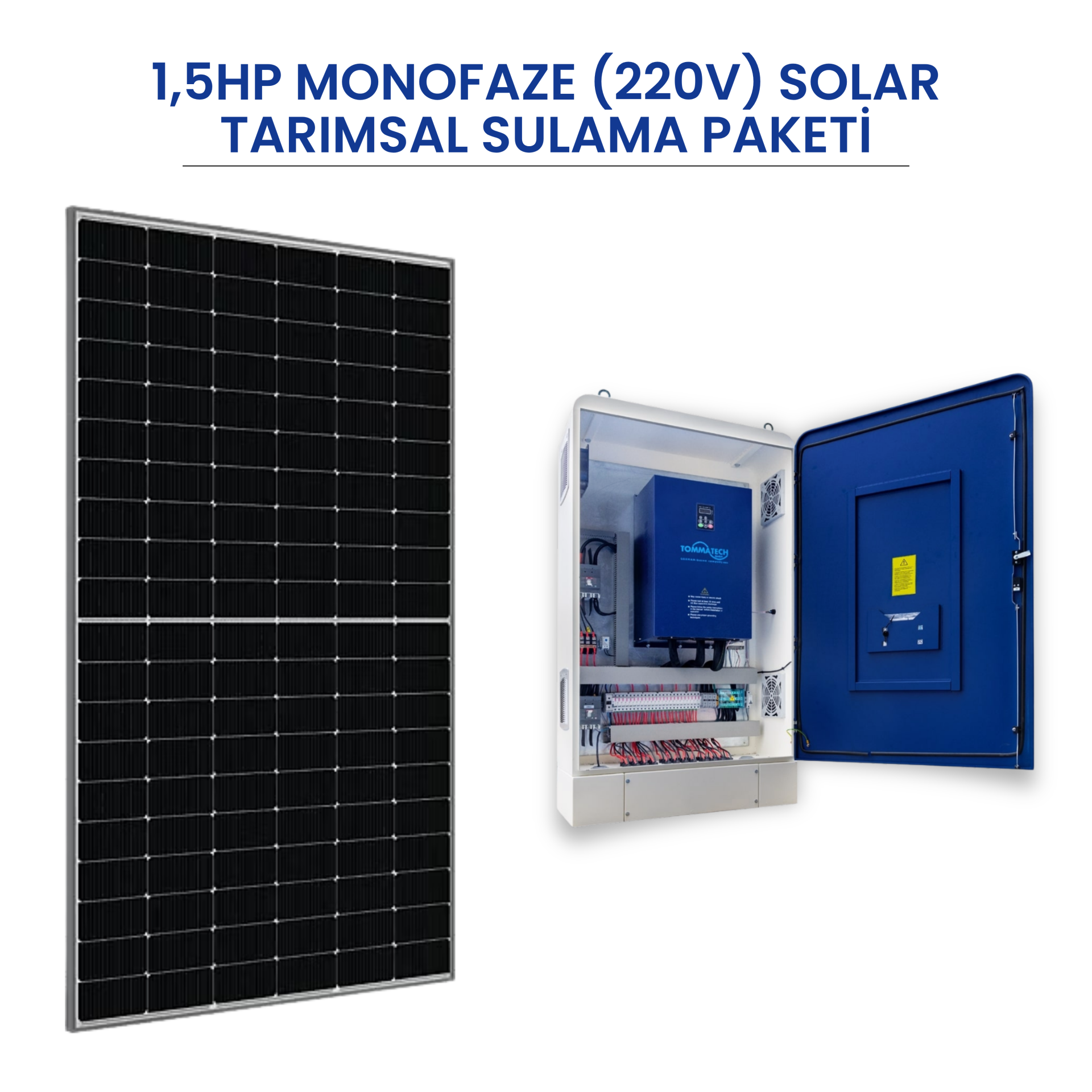 1.5HP MONOFAZE 220V DALGIÇ POMPA - TARIMSAL SULAMA SİSTEMİ