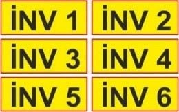İNV 1-6 ARASI 4x10 CM FOLYO