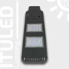 Solar LED Güneş Enerjili Direk Üstü Alüminyum Sokak-Cadde Armatürü 40W Işık ve Hareket Sensörlü ITU10202