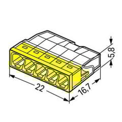 2273-205 5x2.5 mm2 Buat  Klemensi
