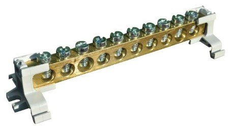 1 Kutuplu Dağıtıcı Ünite 15x10mm² 7 Delikli 250A