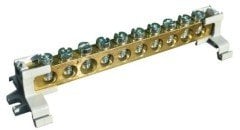 1 Kutuplu Dağıtıcı Ünite 15x10mm² 7 Delikli 250A