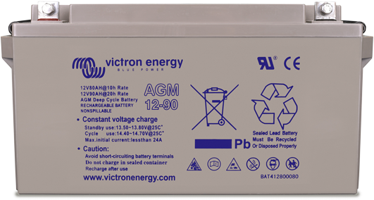 Victron Energy 12V/165Ah AGM Deep Cycle Batt. (M8)