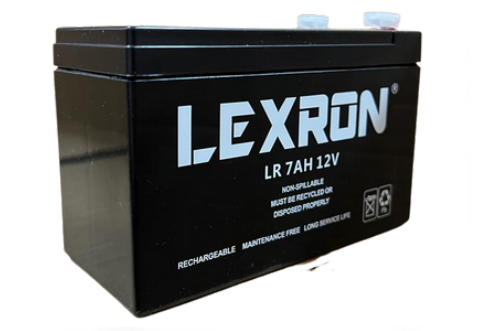 7Ah 12v LEXRON KURU TİP AKÜ