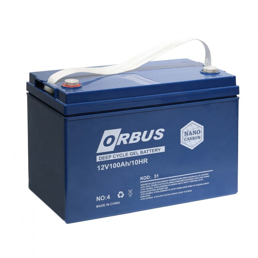 12V 100AH ORBUS JEL AKÜ