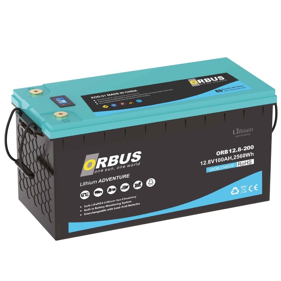 12.8V 200Ah ORBUS Lityum Akü