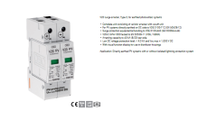 Tip 2 Parafudr ; 2-Kutup Fotovoltaik ; V20-C 2-PH-1000; (1000V)